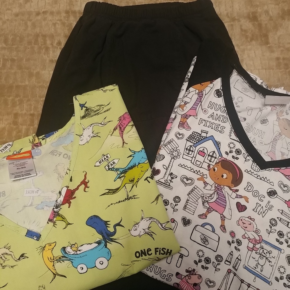 Printed medical scubs